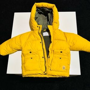 ZARA Baby Boys Girls Winter Puffer Coat Hooded Jacket - Size 9M to 12M